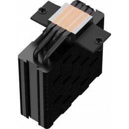 Кулер Deepcool AG400 Bk ARGB Soc-AM5/AM4/1200/1700/1851 черный/белый 4-pin 31.6dB Al+Cu 220W 614gr Ret (R-AG400-BKANMC-G-2) [R-AG400-BKANMC-G-2]