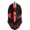 Клавиатура и мышь Defender Glion с LED-подсветкой, черно-красные, USB (45123)