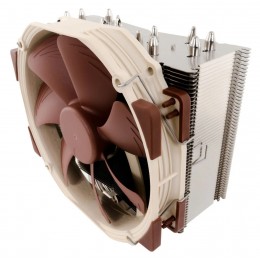 Кулер для процессора/ CPU Cooler Noctua NH-U14S (162W, 4-pin PWM, 165mm, Al/Cu, 6x6mm, 1x140x140x25mm, 82.52CFM, 24.6dBA, 1500RPM, S: 1851/1700/1200/115X/2011/2066, AM5/AM4, Beige/Brown)
