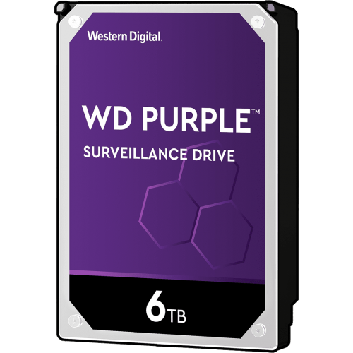 Жесткий диск/ HDD WD SATA3 6Tb Purple 5400 RPM 128Mb 1 year warranty WD