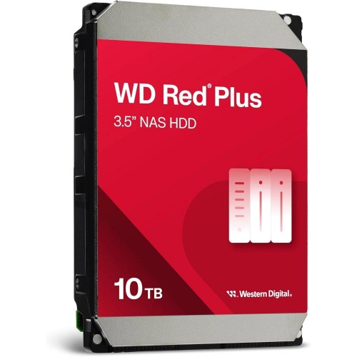 Жесткий диск WD Red Plus 10Tb SATA3 7200 об/мин с 512Mb кеша - надежное решение для хранения данных