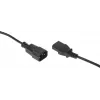 Кабель-удлинитель Buro IEC C13 IEC C14 3м (AN23-1008-3) черный (пакет)