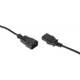 Кабель-удлинитель Buro IEC C13 IEC C14 3м (AN23-1008-3) черный (пакет)