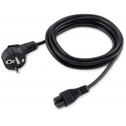 Кабель Buro IEC C5 (3-pin) Евровилка 3м (BU-PCAB-3-3PIN)