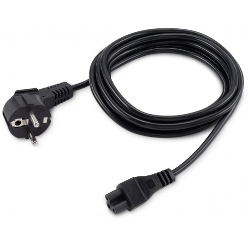 Кабель Buro IEC C5 (3-pin) Евровилка 3м (BU-PCAB-3-3PIN)