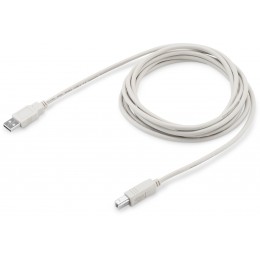 Кабель Buro USB A(m) USB B(m) 3м (USB2.0-AM/BM-3) серый