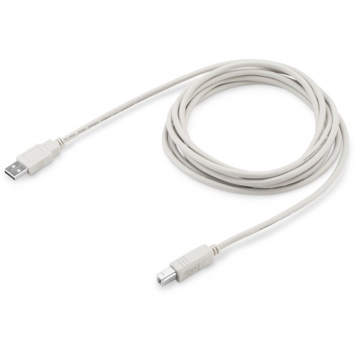 Кабель Buro USB A(m) USB B(m) 3м (USB2.0-AM/BM-3) серый