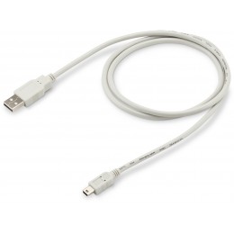 Кабель Buro USB A(m) mini USB B (m) 1м (USB2.0-M5P-1) серый