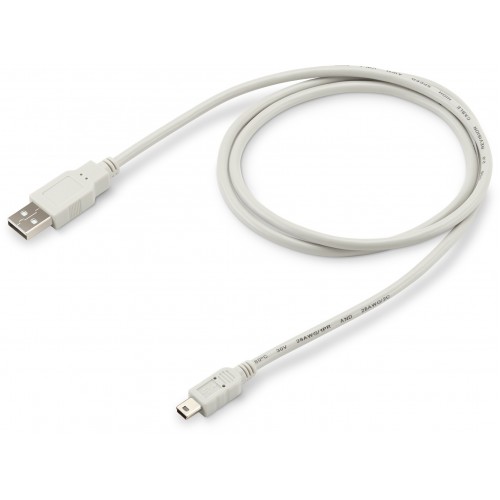 Кабель Buro USB A(m) mini USB B (m) 1м (USB2.0-M5P-1) серый