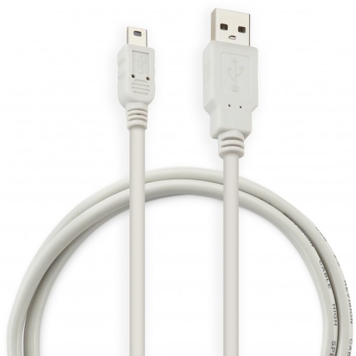 Кабель Buro USB A(m) mini USB B (m) 1м (USB2.0-M5P-1) серый
