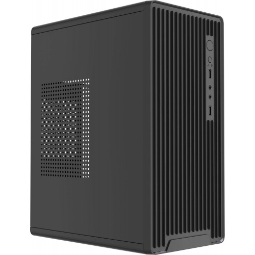 Корпус для ПК Accord ACC-M258-02B черный mATX с 2xUSB 2.0 и аудиоразъемом