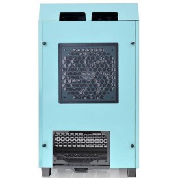 Корпус Thermaltake The Tower 100 Turquoise голубой miniITX 1x120mm 3x140mm 2xUSB3.0 audio bott PSU [CA-1R3-00SBWN-00]