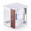 Корпус без блока питания/ Case JONSBO TK-0 White, Desktop SFF, TG, no fan, 1xUSB-A 3.2 + 1xUSB-C 3.2, SFX PSU Support, mITX White JONSBO