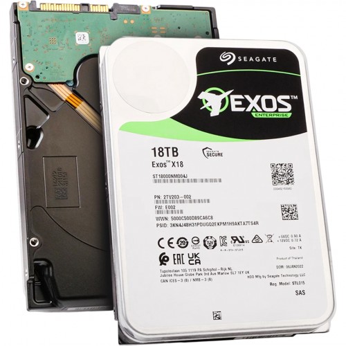 Жесткий диск/ HDD Seagate SAS 18Tb Exos X18 12Gb/s 7200 256Mb 1 year warranty