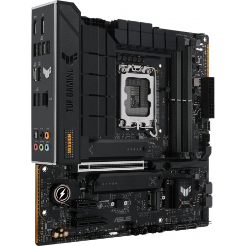 Купить материнскую плату Asus TUF GAMING B760M-PLUS II для Intel Soc-1700 с поддержкой DDR5, 2.5G LAN и 7.1 звуком