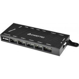 Корпус Chieftec Hunter черный ATX 4x120mm 4x140mm 2xUSB3.1 audio bott PSU [GS-01B-OP]