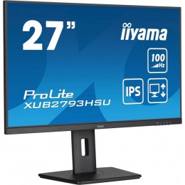Монитор Iiyama 27" ProLite XUB2793HSU-B7 черный IPS LED 1ms 16:9 HDMI M/M матовая HAS Piv 1300:1 300cd 178гр/178гр 1920x1080 100Hz DP FHD USB 5.4кг