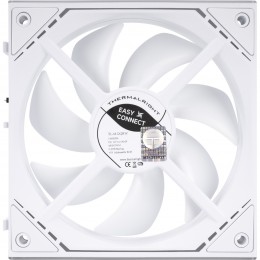 Кулер для корпуса/ Case Cooler Thermalright TL-M12QRW Reverse (124x120x25mm, 4-pin PWM, ARGB, 47.6CFM, 23.2dBA, 1500RPM, White)