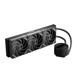 Водяное охлаждение для процессора/ Water Cooling System SAMA Q70 Black (360mm, LED temp., Black, ARGB/ Fans: 3x120mm, 86CFM, 30dBA, 2600RPM/ Pump height 64mm, 30dBA, 2800RPM, Rad thickness 27mm/ S: 1851, 1700, 1200, 20XX, 115X, AM5, AM4)