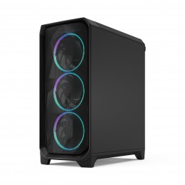 Корпус ПК без блока питания/ Case Fractal Design Meshify 3 RGB TG Light Tint, Midi-Tower, 3x140mm ARGB, 2xUSB-A 3.2 + 1xUSB 3.2 Type-C E-ATX, ATX, mATX, mITX, Black
