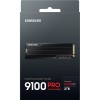 Твердотельный накопитель/ Samsung SSD 9100 PRO, 2000GB, M.2(22x80mm), NVMe 2.0, PCIe 5.0 x4, V-NAND TLC, R/W 14700/13400MB/s, IOPs 1 850 000/2 600 000, TBW 1200, DWPD 0.3, with Heatsink (12 мес.) Samsung Electronics
