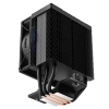 Кулер для процессора/ CPU Cooler PCCooler R300 ARGB BK (150W, 4-pin PWM, 133mm, Al/Cu, 3x6mm, ARGB, 1x92mm, 40.94CFM, 30dBA, 2200RPM, S: 1851/1700/1200/115X, AM5/AM4, black) PcCooler