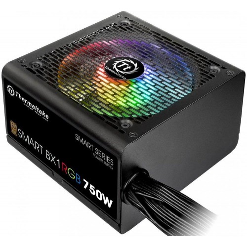 Блок питания Thermaltake ATX 750W Smart BX1 RGB 80+ Bronze с 120mm вентилятором и 8xSATA - Высокая производительность и стильный дизайн