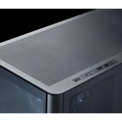Корпус JONSBO D300 Mini-Tower без блока питания: стильный черный кейс для mATX и mITX с USB-A 3.2 и USB-C 3.2