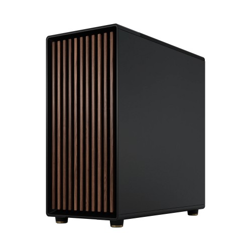 Купите Корпус Fractal Design North XL: Full-Tower с 3 вентиляторами, USB 3.2 Type-C и деревянной панелью в Charcoal Black