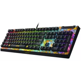 Игровая клавиатура Razer BlackWidow V4 X (Green Switch) - Pokemon Kanto Starters Ed. - US Layout/ Razer BlackWidow V4 X (Green Switch) Gaming keyboard - Pokemon Kanto Starters Ed.