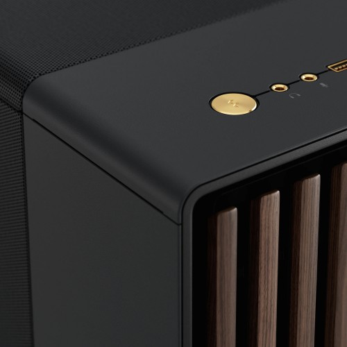 Купите Корпус Fractal Design North XL: Full-Tower с 3 вентиляторами, USB 3.2 Type-C и деревянной панелью в Charcoal Black