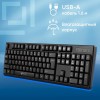 Клавиатура Оклик 100M HW3 черный USB с кабелем 1.6м – надежный выбор для комфортной работы и игр