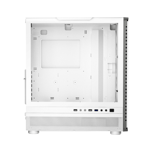 Купить корпус PCCooler ME200 MESH WH для ПК - Midi-Tower с ARGB, стеклянной панелью и поддержкой E-ATX, ATX, mATX, mITX в белом цвете