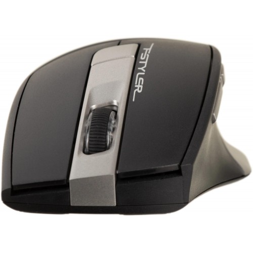 Мышь A4Tech Fstyler FB35 серый оптическая 2000dpi беспров. BT/Radio USB для ноутбука 6but (FB35 SMOKY GREY)