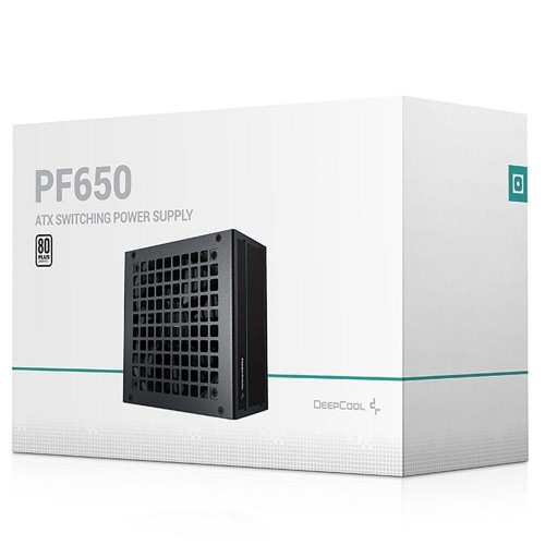 Блок питания Deepcool ATX 650W PF650 80+ white (20+4pin) APFC 120mm fan 6xSATA RTL