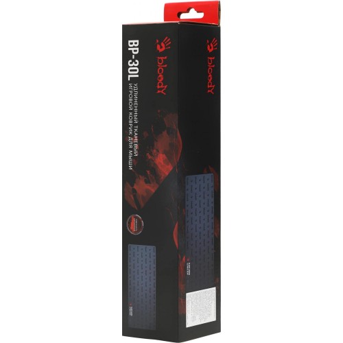 Коврик для мыши A4Tech Bloody BP-30L: Большой черный 750x300x3 мм для комфортной игры