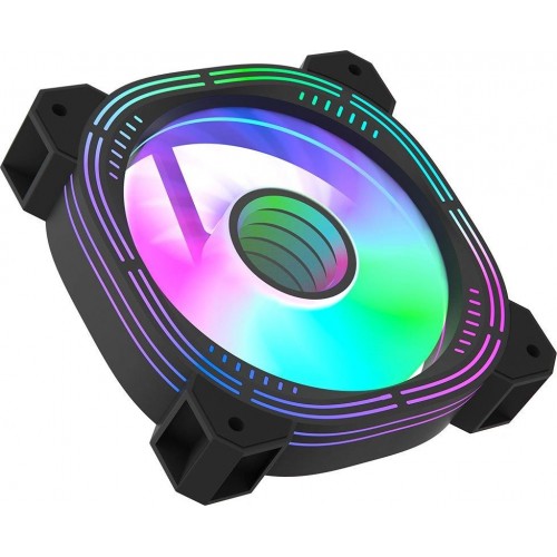 Вентилятор для корпуса Formula Nulight 12BK RGB 120мм - черный, 3-pin/4-pin, 19.06дБ
