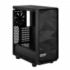 Корпус ПК без блока питания/ Case Fractal Design Meshify 2 Compact TG Dark Tint, Midi-Tower, 2x140mm + 1x120mm, 2xUSB-A 3.2 + 1xUSB 3.2 Type-C ATX, mATX, mITX Black Fractal Design