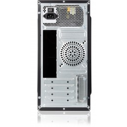 Корпус с блоком питания 450Вт./ Case Forza mATX, 450W, 2xUSB3.0, Black, w/o FAN, 12 cm fan PSU, power cord