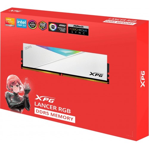 Память DDR5 64GB (2x32GB) 6400MHz A-Data XPG Lancer RGB с радиатором - Идеальное решение для игрового ПК