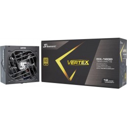 Блок питания Seasonic ATX 1200W VERTEX GX-1200 80+ gold (20+4pin) APFC 135mm fan 18xSATA Cab Manag RTL [VERTEX GX-1200 12122GXAFS]
