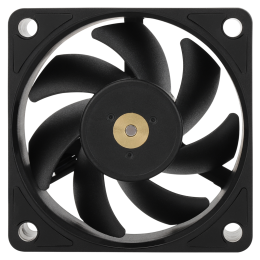 Кулер для корпуса/ Case Cooler Thermalright TL-B6B (60x60x25mm, 4-pin PWM, 16.17CFM, 20.17dBA, 3200RPM, Black)