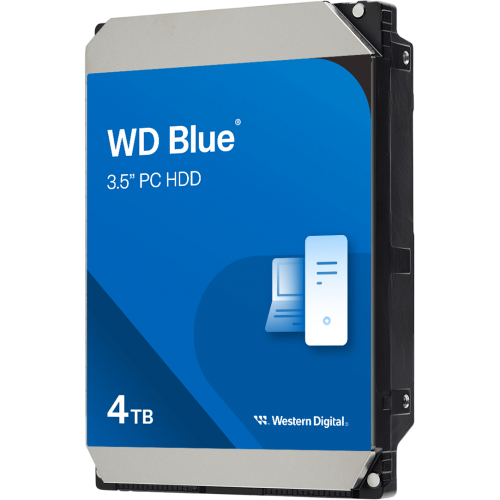 Жесткий диск WD SATA3 4TB Blue 5400 RPM с гарантией 1 год – идеальный выбор для хранения данных