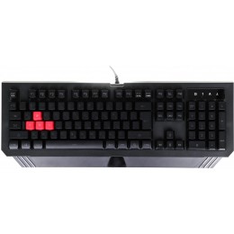 Клавиатура/ Клавиатура A4Tech B120N черный USB Multimedia for gamer LED каб.:1.8м