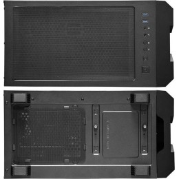 Корпус Chieftec Hunter черный ATX 4x120mm 4x140mm 2xUSB3.1 audio bott PSU [GS-01B-OP]