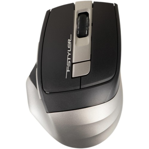 Мышь A4Tech Fstyler FB35 серый оптическая 2000dpi беспров. BT/Radio USB для ноутбука 6but (FB35 SMOKY GREY)
