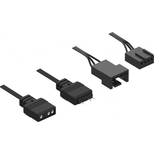 Вентилятор для корпуса Formula Nulight 12BK RGB 120мм - черный, 3-pin/4-pin, 19.06дБ