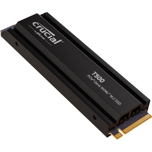 Твердотельный накопитель Crucial T500 1TB PCIe Gen4 NVMe M.2 SSD with heatsink CT1000T500SSD5