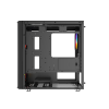Корпус ПК без блока питания/ Case SAMA S30 Black, Midi-Tower, TG, 2x140mm + 1x120mm ARGB, 1xUSB 3.0 + 1xUSB 3.1 Type-C, mATX, mITX Black SAMA