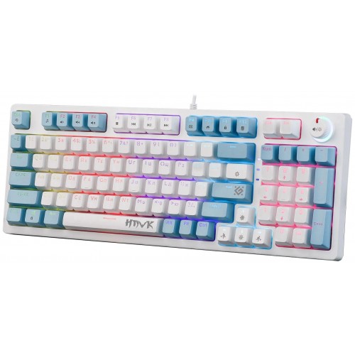 Клавиатура DEFENDER MECHANICAL HAWK GK-418 RU RGB 45421